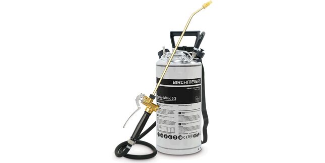 Birchmeier Spray-Matic 5 S 5 Litre Compression Sprayer - Stainless - Viton