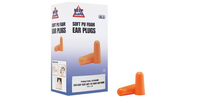 Soft PU Foam Ear Plugs (Box of 200)