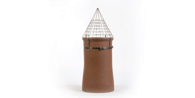 Cone Top Chimney Bird Guard - Strap Fix - Stainless Steel