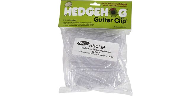 Hedgehog Gutter Brush Clips - Pack of 20