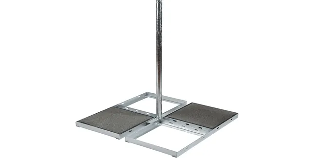 Galvanised Steel Corner Non-Piercing Netting Roof Mount