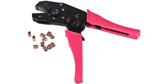 PestFix 1mm - 2.5mm Ferrule Ratchet Crimp Tool (Standard)