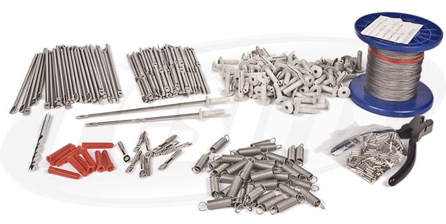 Pestfix Pigeon Deterrent Post &amp; Wire Kit For Masonry