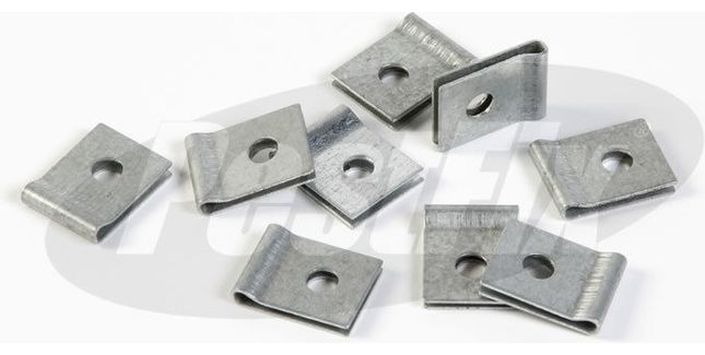 PestFix Weldmesh Steel Fencing Fastening Clips - Pack of 100