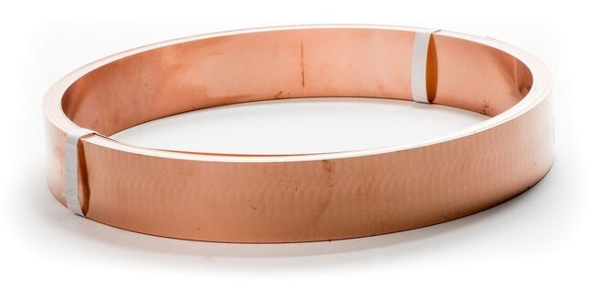 Midland Lead Coil Copper Strip (20m x 50mm)