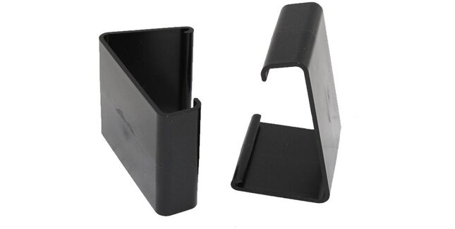 Kytun Tile Dry Verge Ext. Joiner PVC (45mm) - Black