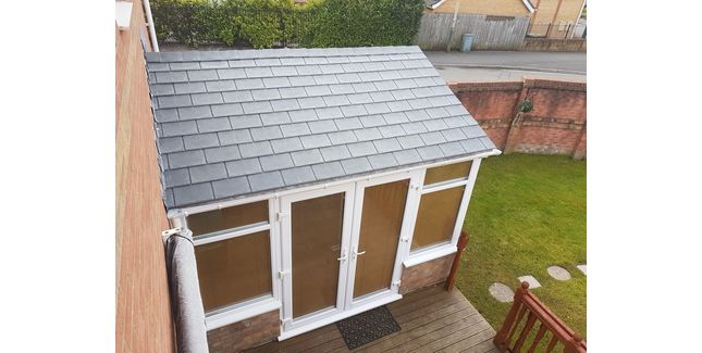 Capco Slates Tapco Classic Artificial Slate Roof Tiles - Pack of 25 (445mm x 295mm x ...