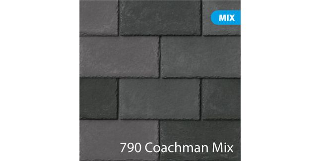 Capco Slates Tapco Classic Artificial Slate Roof Tiles - Pack of 25 (445mm x 295mm x ...