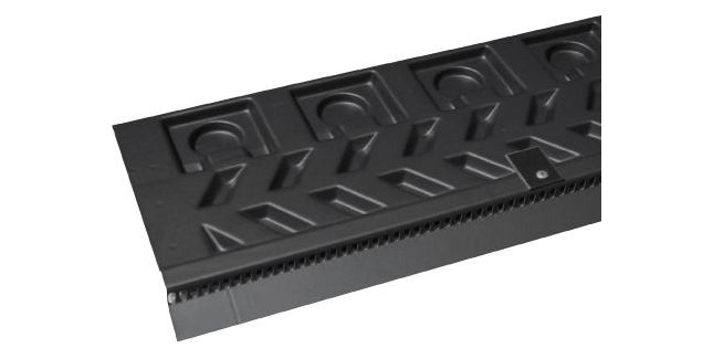 Tapco Roof Abutment Ventilator Strip - 1000mm x 200mm x 10mm (Black)