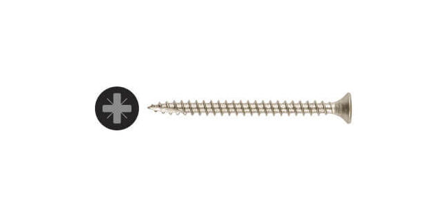 Guardian 30mm x 4mm Pozi Head, Countersunk Stainless Steel Wood Screws (Pack of 200)