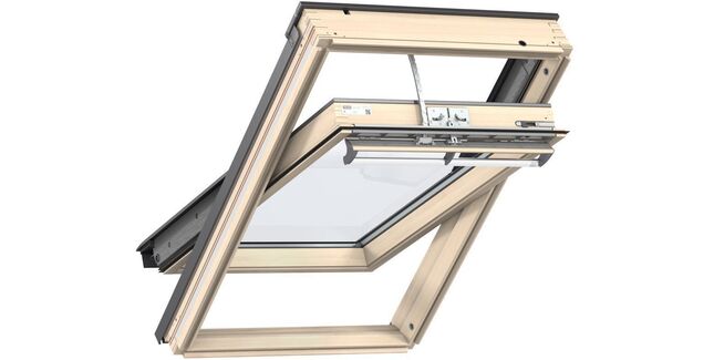 VELUX GGL MK04 307021U Pine Centre Pivot INTEGRA Electric Window - 78cm x 98cm