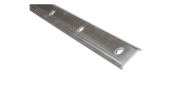 TRC Aluminium Termination Bar For EPDM Rubber Roofing - 2.5m