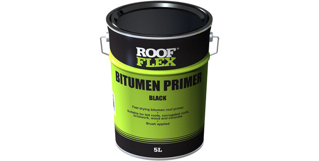 Roof Flex Quick Drying Bitumen Roof Primer & Sealer - Black