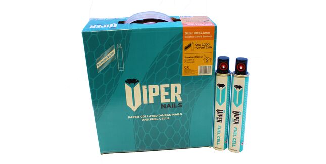 Galvanised Viper Nails (75x3.1mm) RG Galv'd HANDY Pack (1100)