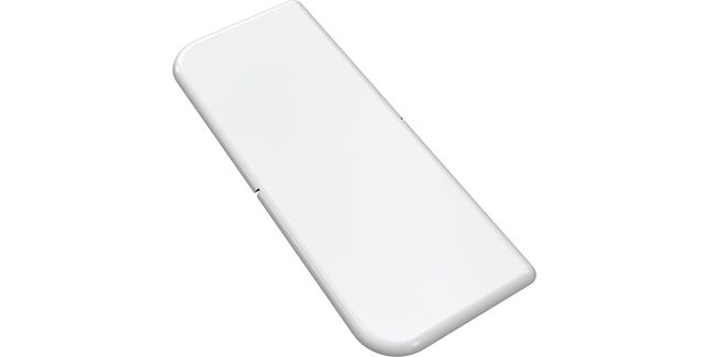 Freefoam uPVC Plain/Magnum Square Leg Fascia Board End Cap - White