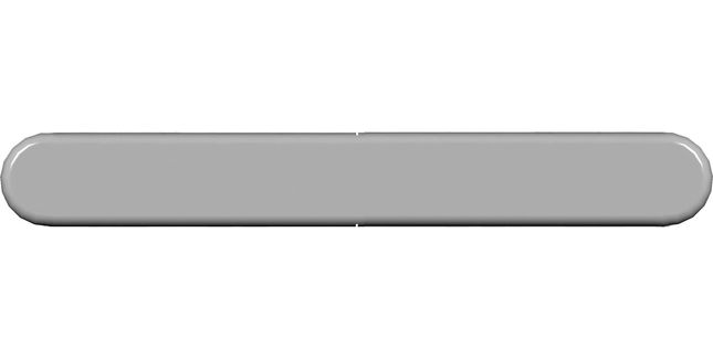 Freefoam uPVC Bullnose Fascia Board Large End Cap - White