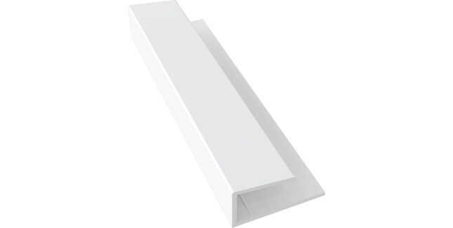 Freefoam Universal PVC Cladding ‘J’ Edge Trim – 3m