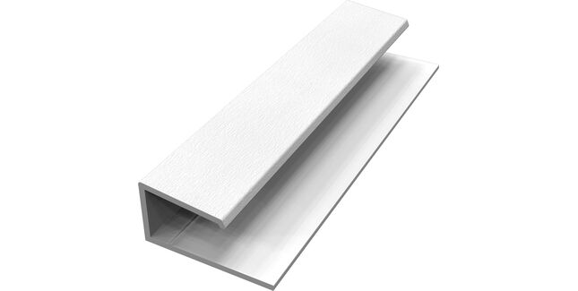 Freefoam Universal Edge Trim For Exterior PVC Embossed Cladding - 3m