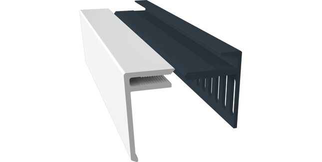 Freefoam Fortex Cladding 25mm 2-Part Multi-Vent Starter/Cover Trim – 3m