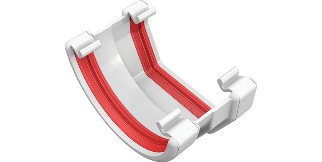 Freeflow uPVC Square To Round Gutter Adaptor