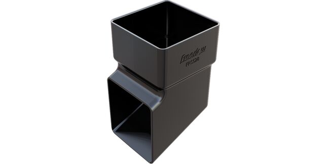 Freeflow 65mm uPVC Square Downpipe Shoe