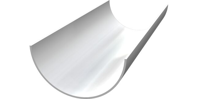 Freefoam Freeflow 112mm uPVC Half Round Gutter Length - 4m