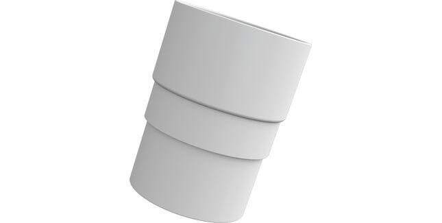 Freeflow 68mm uPVC Round Downpipe Socket