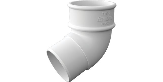 Freeflow 68mm Round 112° Degree uPVC Downpipe Offset Bend