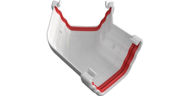 Freeflow 135mm uPVC Ogee 135° Gutter Angle