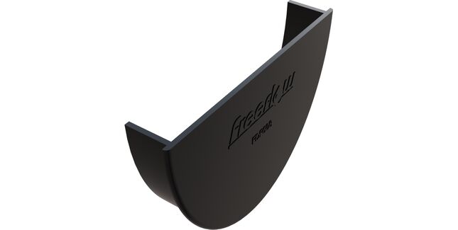Freeflow 116mm uPVC Deep Gutter Internal Stop End