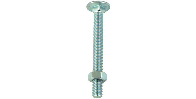 Olympic Fixings M8 Carriage Bolts & Nuts with Cup Square Head (Box of 100)