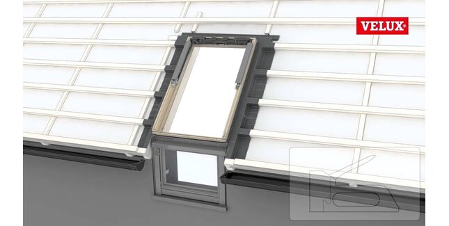 VELUX Single Roof Vertical Window Tile Flashing EFW MK04 0012 - 78cm x 98cm