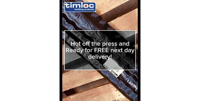 Timloc Rafter Roll (800mm x 6m) - Black (Pack of 6) only £69.78